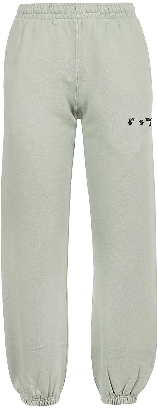 off-white-logo-slim-sweatpant-green-black