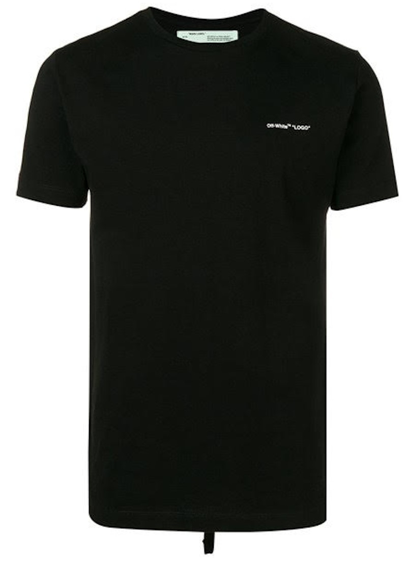 Off-White LOGO Slim Tee Black