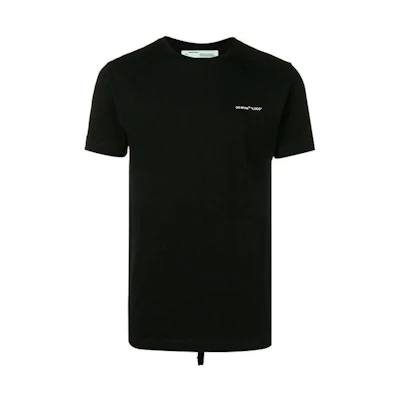 Off-White LOGO Slim Tee Black