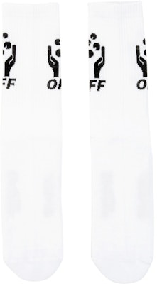 Off-White Logo Socks (SS19) White/Black Buy Off-White Logo Socks (SS19) White/Black