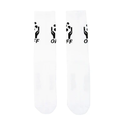 Off-White Logo Socks (SS19) White/Black