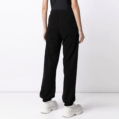 Off-White Logo Sweatpants 'Black' Shop Off-White Logo Sweatpants 'Black'