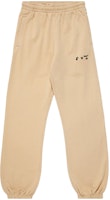 Off-White Logo Sweatpants 'Sand/Black' Off-White Logo Sweatpants 'Sand/Black'