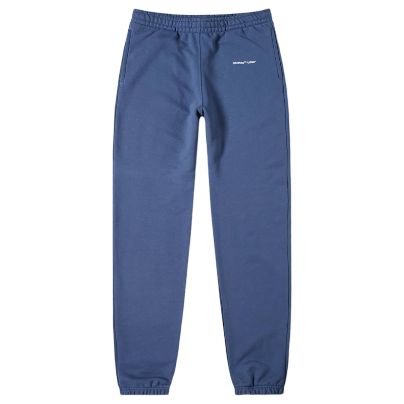 Buy オフホワイト ロゴ スウェットパンツ (ネイビー)
