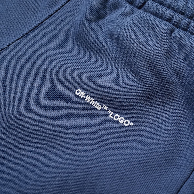 Order オフホワイト ロゴ スウェットパンツ (ネイビー)
