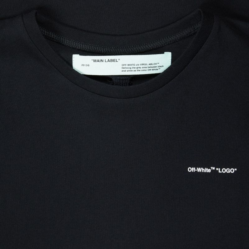 Off-White Logo T-Shirt Black/White 圖 3