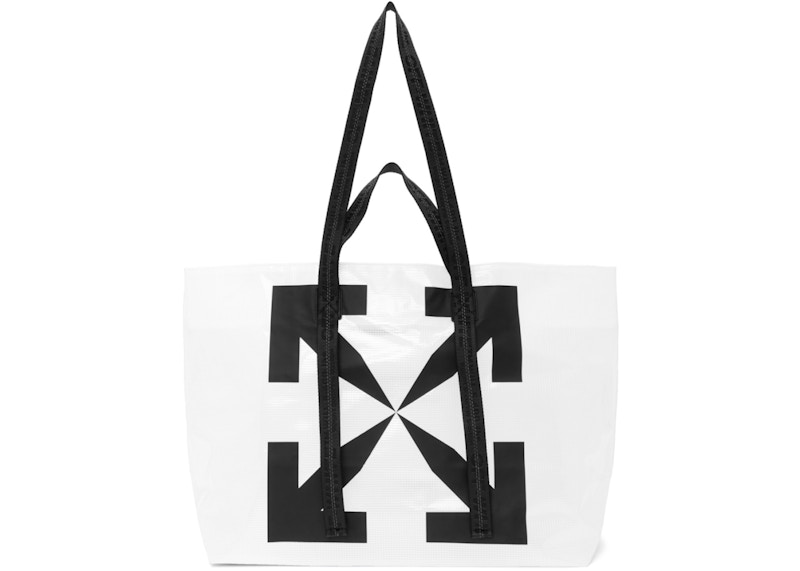 OFF-WHITE Logo Tote PVC White