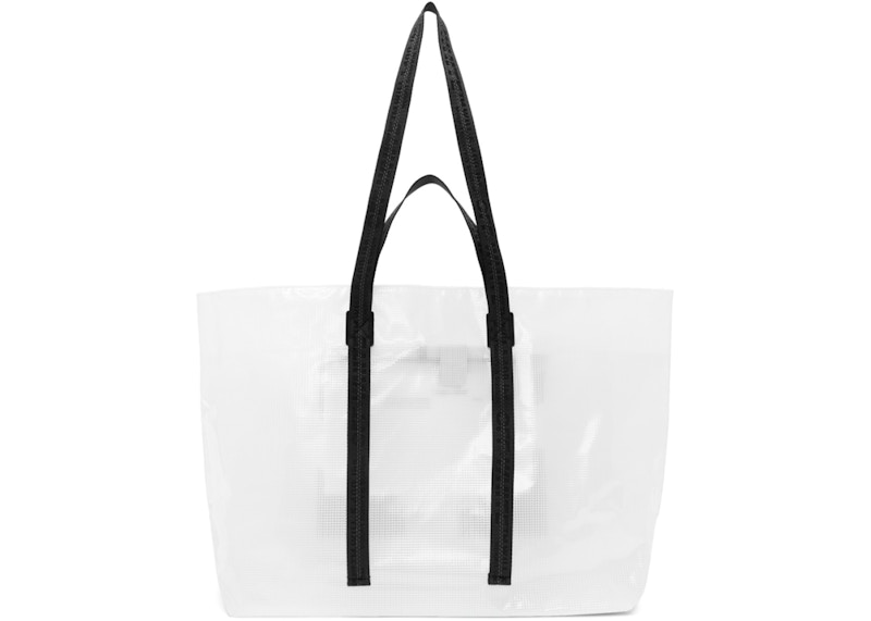 OFF-WHITE Logo Tote PVC White 圖 2