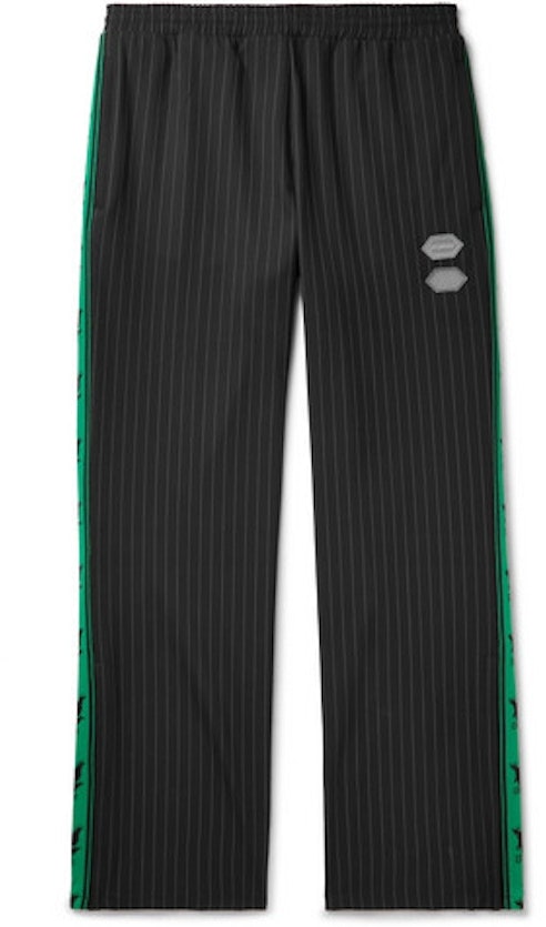 off-white-logo-trimmed-pinstriped-sweatpants-black-white-green