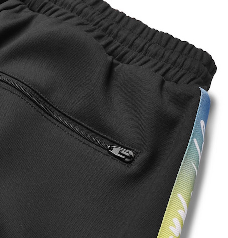 Order 黑色/多色 Off-White 標誌飾邊彈性運動褲