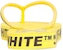 Selipar Fesyen Kuning Jenama Typographic Off-White dengan Logo OMIA131R20D270016000