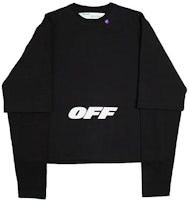 OFF-WHITE Long Sleeve Pullover Sweatshirt OMAB022E184050031001 OFF-WHITE Long Sleeve Pullover Sweatshirt OMAB022E184050031001