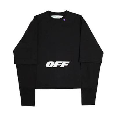 OFF-WHITE Long Sleeve Pullover Sweatshirt OMAB022E184050031001