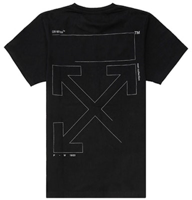 OFF-WHITE 寬鬆版型黑色圓領T恤 OMAA038E191850031091 Order OFF-WHITE 寬鬆版型黑色圓領T恤 OMAA038E191850031091