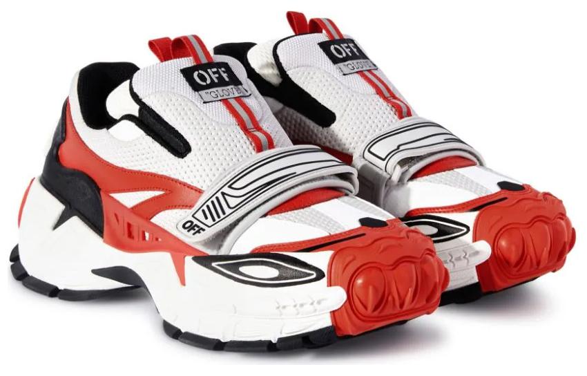 Off-White Glove Slip On Light Gray 'Red' 圖 2