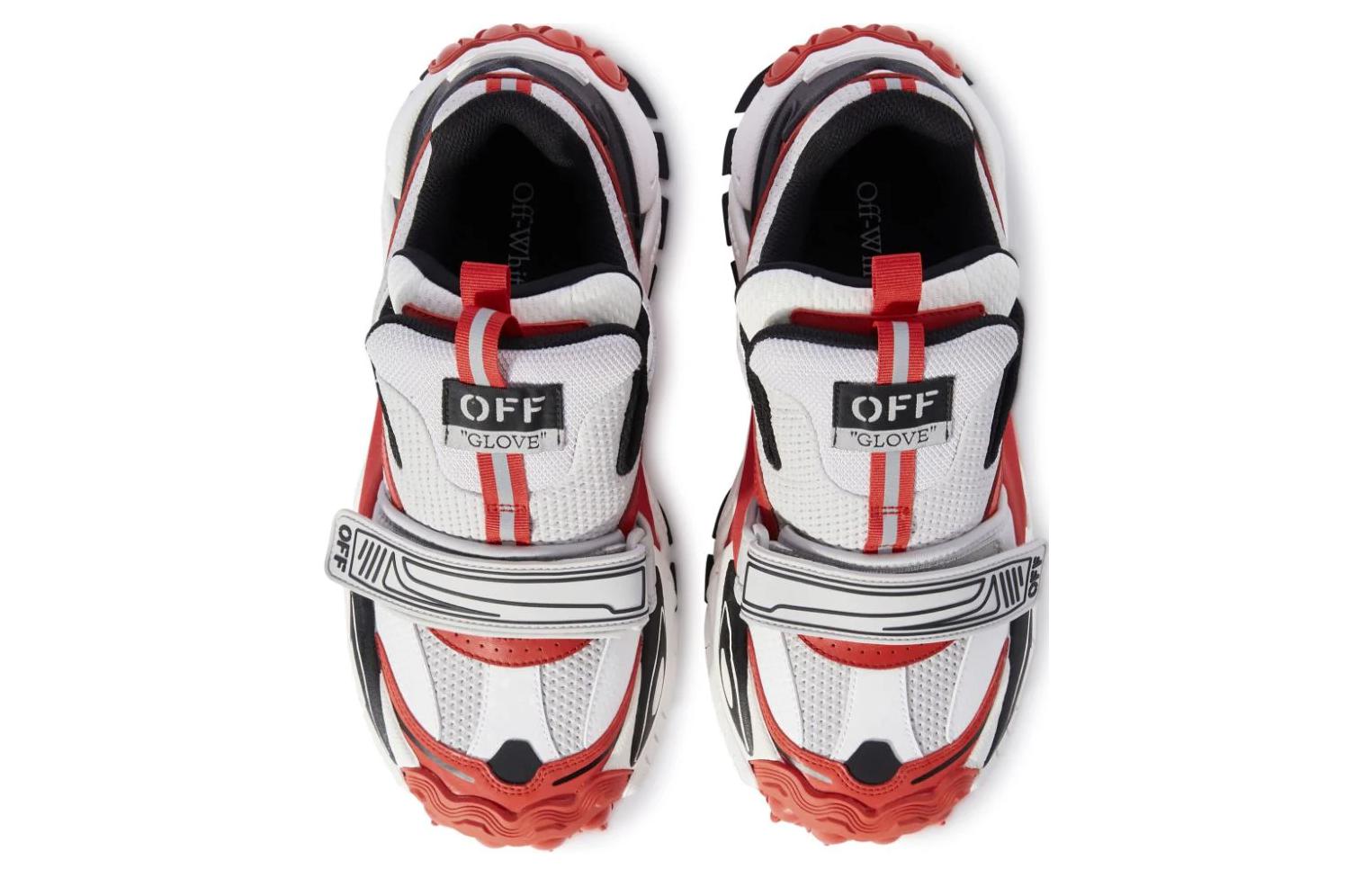 Off-White Glove Slip On Light Gray 'Red' 圖 4