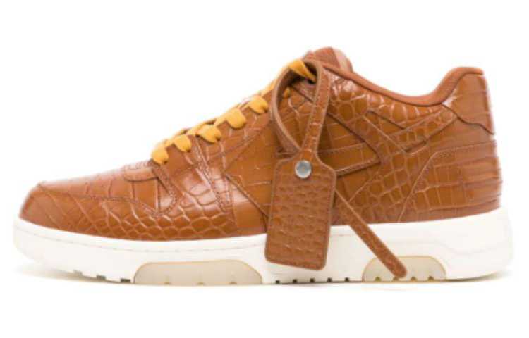 Buy Off-White 低帮鞋 '黄色皮革' OMIA189S22LEA0056060