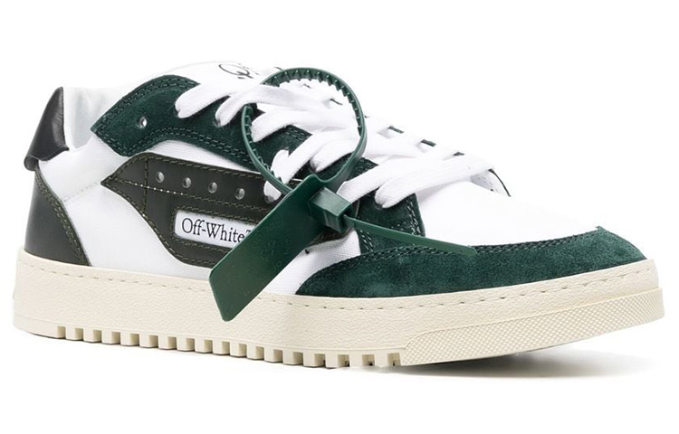 Off-White Low Top Lace-Up 'White Green' 圖 2
