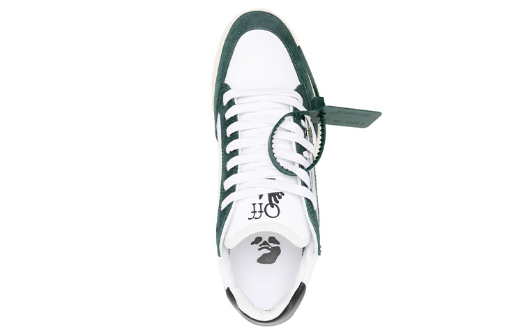 Off-White Low Top Lace-Up 'White Green' 圖 3
