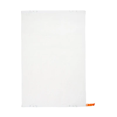 Off-White Man Swim Logo Shower Towel White