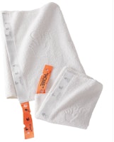 Off-White Man Swimming Logo Towel Set White Off-White Man Swimming Logo Towel Set White