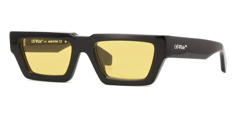 OFF-WHITE Manchester Sunglasses Black/Yellow (OERI129S24PLA0011018)
