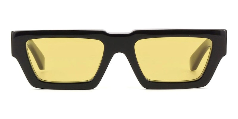 Order Kacamata OFF-WHITE Manchester Hitam/Kuning (OERI129S24PLA0011018)