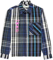 Off-White Mariana De Silva Plaid Shirt Blue/Black Off-White Mariana De Silva Plaid Shirt Blue/Black