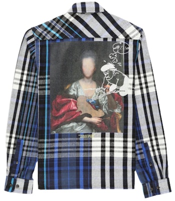 Off-White Mariana De Silva Plaid Shirt Blue/Black Order Off-White Mariana De Silva Plaid Shirt Blue/Black