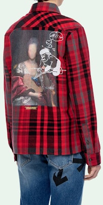 오프화이트 마리아나 드 실바 레드 체크 긴팔 셔츠 OMGA060E19E230052088 Cheap 오프화이트 마리아나 드 실바 레드 체크 긴팔 셔츠 OMGA060E19E230052088