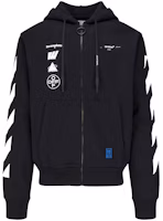 Off-White Mariana De Silva Zipped Hoodie Black/Multicolor Off-White Mariana De Silva Zipped Hoodie Black/Multicolor