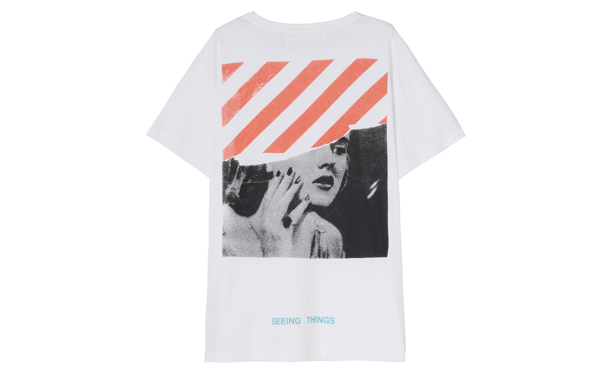OFF-WHITE Marilyn Monroe Print Loose Fit T-Shirt White OMAA002G20JER0010188 圖 2
