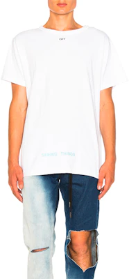 OFF-WHITE Camiseta Blanca Ajuste Suelto con Estampado Marilyn Monroe OMAA002G20JER0010188 Shop OFF-WHITE Camiseta Blanca Ajuste Suelto con Estampado Marilyn Monroe OMAA002G20JER0010188