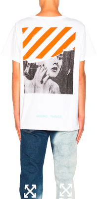 OFF-WHITE Camiseta Blanca Ajuste Suelto con Estampado Marilyn Monroe OMAA002G20JER0010188 Details for OFF-WHITE Camiseta Blanca Ajuste Suelto con Estampado Marilyn Monroe OMAA002G20JER0010188