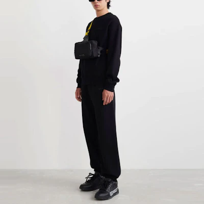 Sudadera Negra Oversize OFF-WHITE Marker Print OMBA057C99FLE0091010 Purchase Sudadera Negra Oversize OFF-WHITE Marker Print OMBA057C99FLE0091010