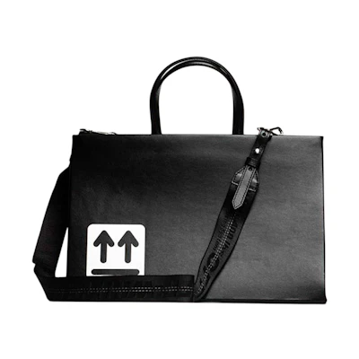 OFF-WHITE Medium Box Bag Black/White