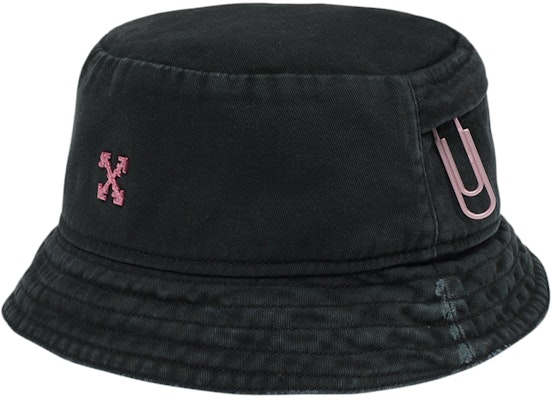 Off-White Metal Arrows Bucket Hat Black/Fuchsia Order Off-White Metal Arrows Bucket Hat Black/Fuchsia