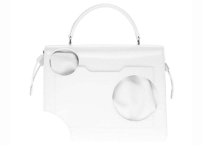 Order OFF-WHITE Meteor 2.8 Jitney白色手提包