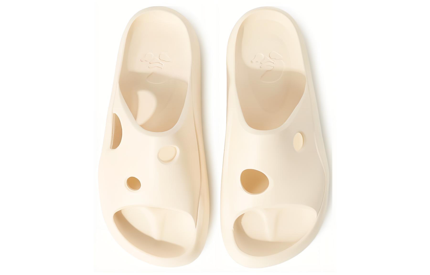 Lookbook Off-White 流星橡胶拖鞋米色 OMIC014F23MAT0016161