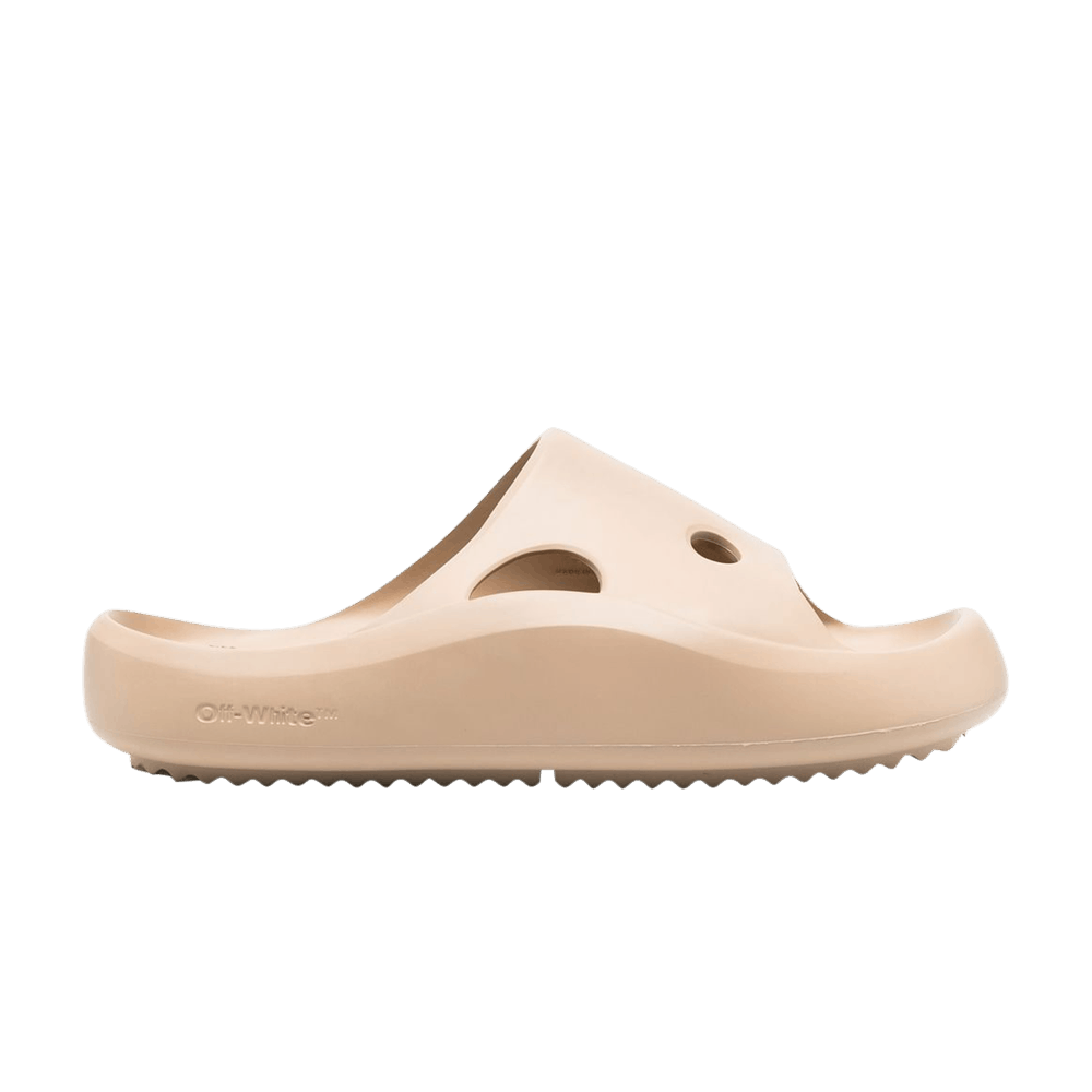 Buy Off-White Meteor Slip-On Sliders 'Camel' Lelaki Wanita Kasual珍贵 OMIC014F22MAT001-6262