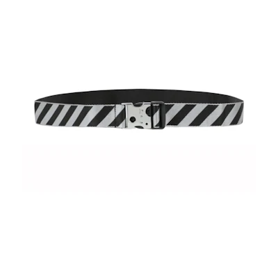 OFF-WHITE Meteor Tuc Strip Tape H40 Belt Black