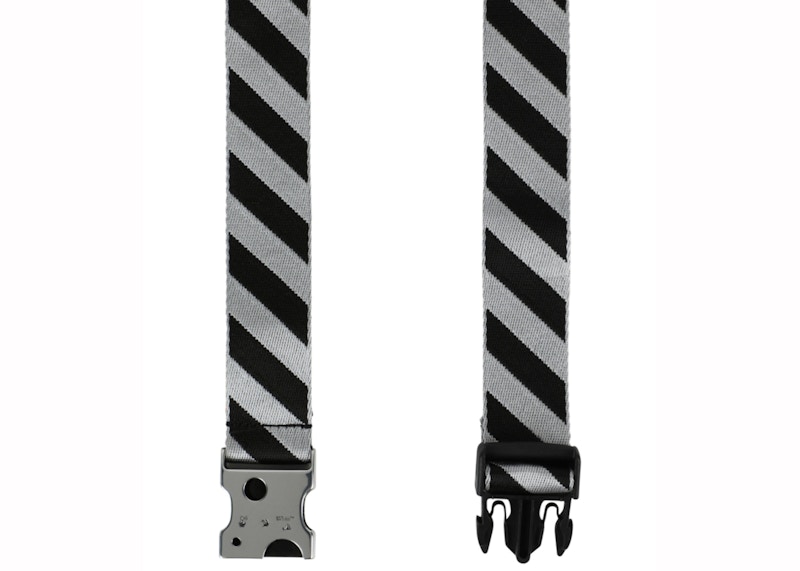 OFF-WHITE Meteor Tuc Strip Tape H40 Belt Black 圖 2