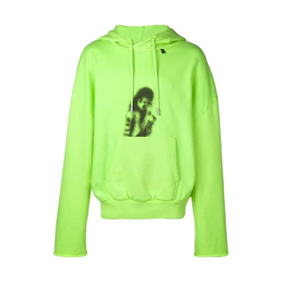 Off-White Michael Jackson Back Zip Hoodie Fluo Yellow/Black