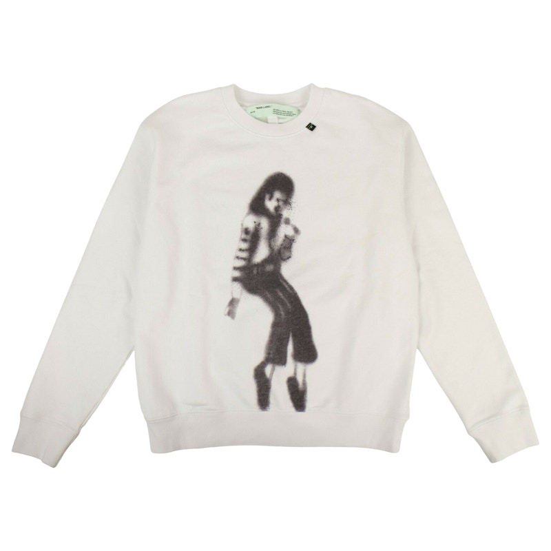 Off-White Michael Jackson Crewneck Sweatshirt White/Black