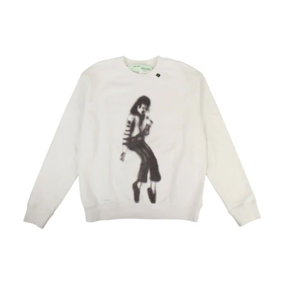 Off-White Michael Jackson Crewneck Sweatshirt White/Black