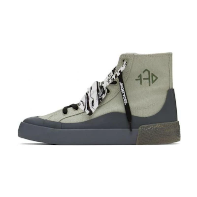 Off-White Mid Top 'Grey Brown'