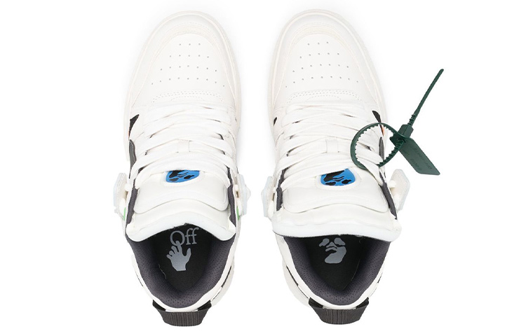 Off-White Mid Top 'Sponge Leather Black and White' 圖 5