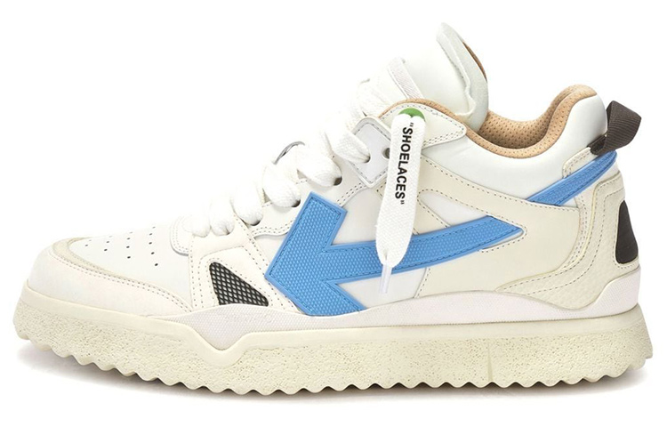 Off-White Mid Top 'Sponge Leather White' OMIA234F22LEA0010440