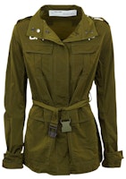 Off-White Military Field Jacket Olive Green/White Off-White Military Field Jacket Olive Green/White
