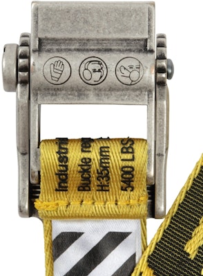 Off-White Mini 2.0 Industrial Belt Yellow/Black Lookbook Off-White Mini 2.0 Industrial Belt Yellow/Black
